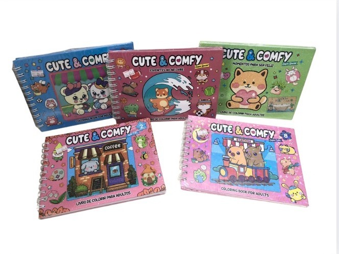 LIVRO COLORIR CUTE E COMFY
